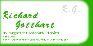 richard gotthart business card